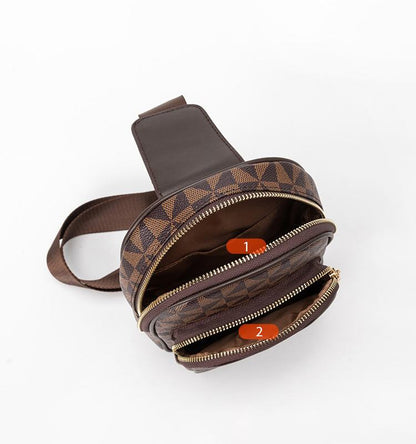 Bolsa feminina pochete transversal coleção requinte Rede Canan